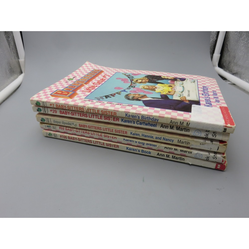 Baby-Sitters Little Sister 5 Book Lot Ann M Martin Scholastic Vintage Paperbacks